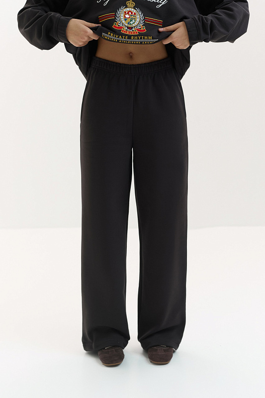 Брюки клеш плотный футер