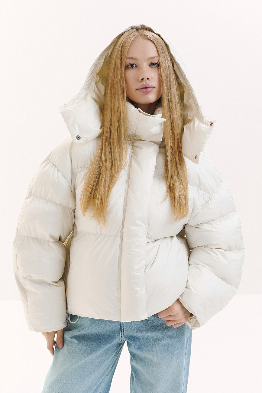 Пуховик укороченный
