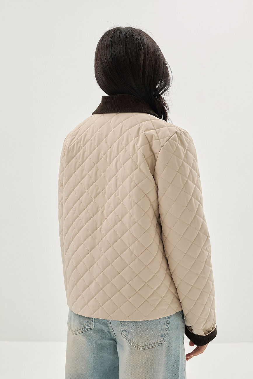 Куртка из стеганой плащевки