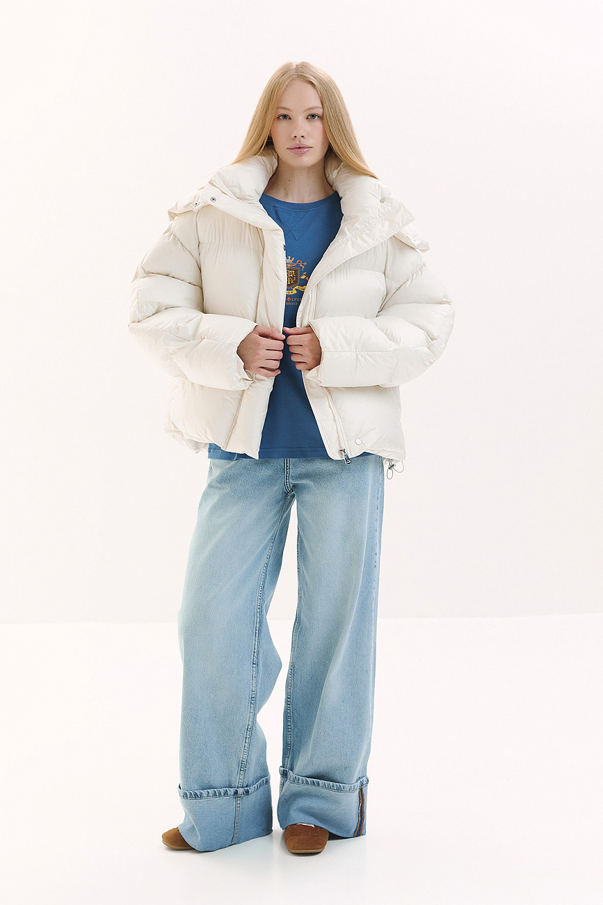 Пуховик укороченный