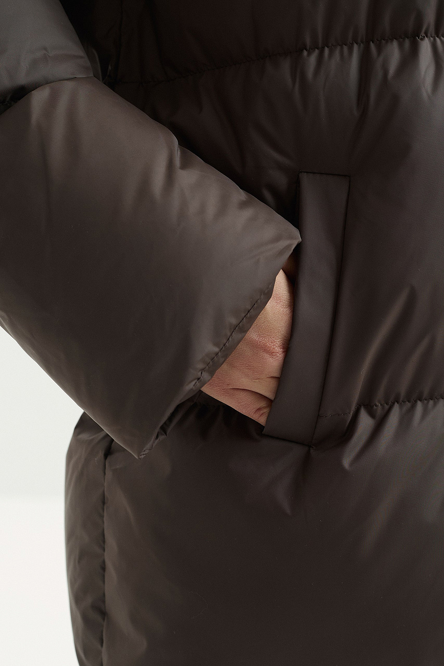 Пуховик удлинненный