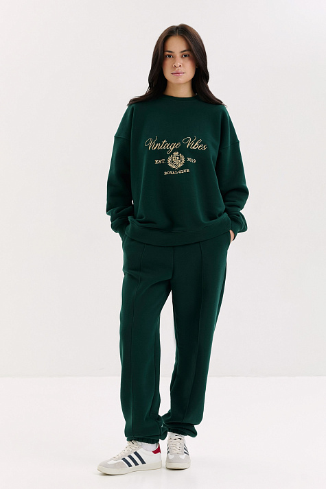 Костюм "Vintage Vibes" из футера с бархатной изнанкой