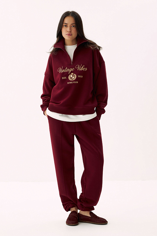 Костюм "Vintage Vibes" из&nbsp;футера с&nbsp;бархатной изнанкой