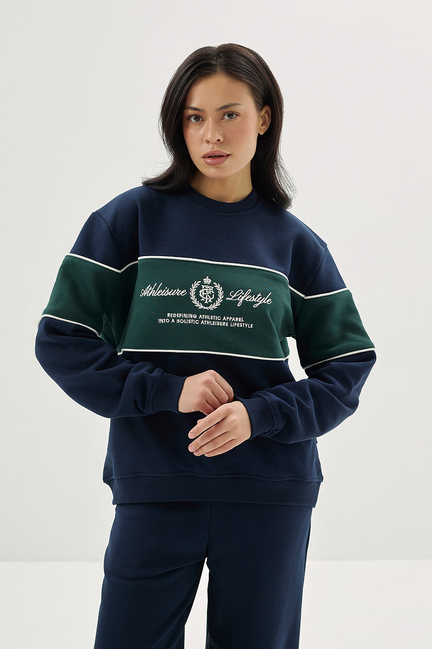 Свитшот Athleisure & lifestyle с&nbsp;контрастным кантом