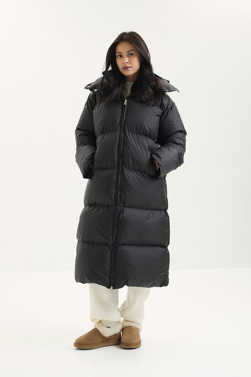 Пуховик удлинненный