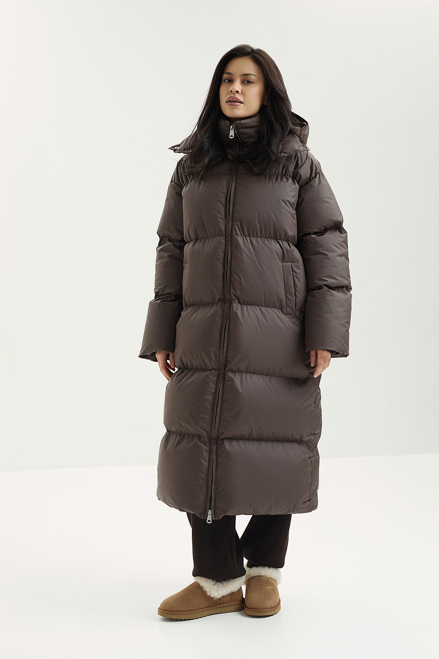 Пуховик удлинненный