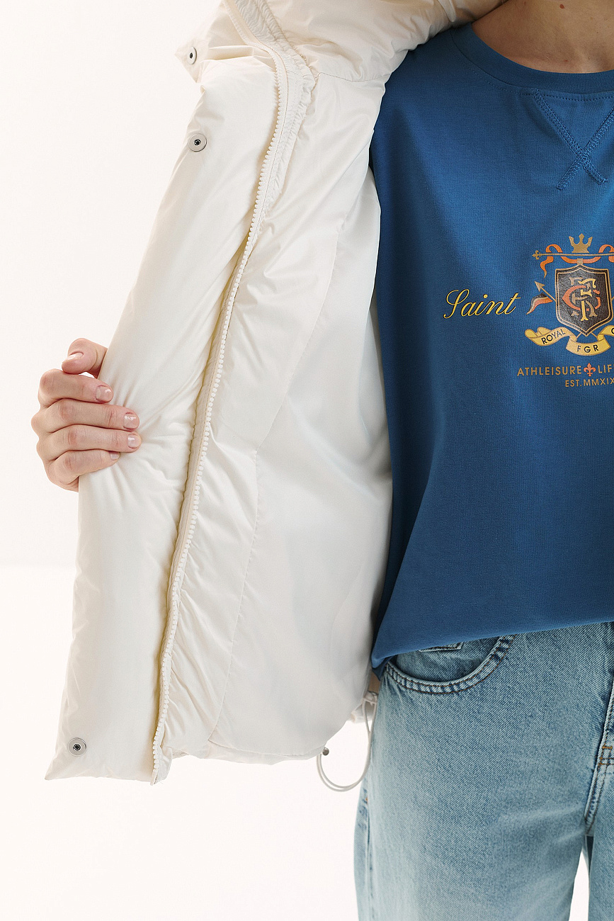 Пуховик укороченный