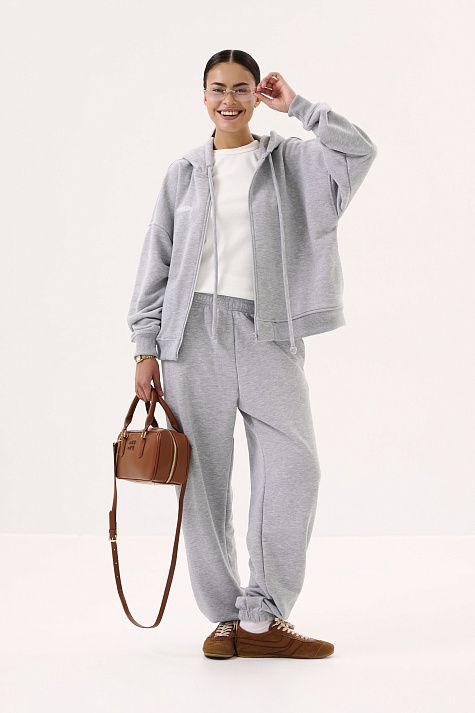 Костюм "Figura" из&nbsp;футера с&nbsp;велюр эффектом