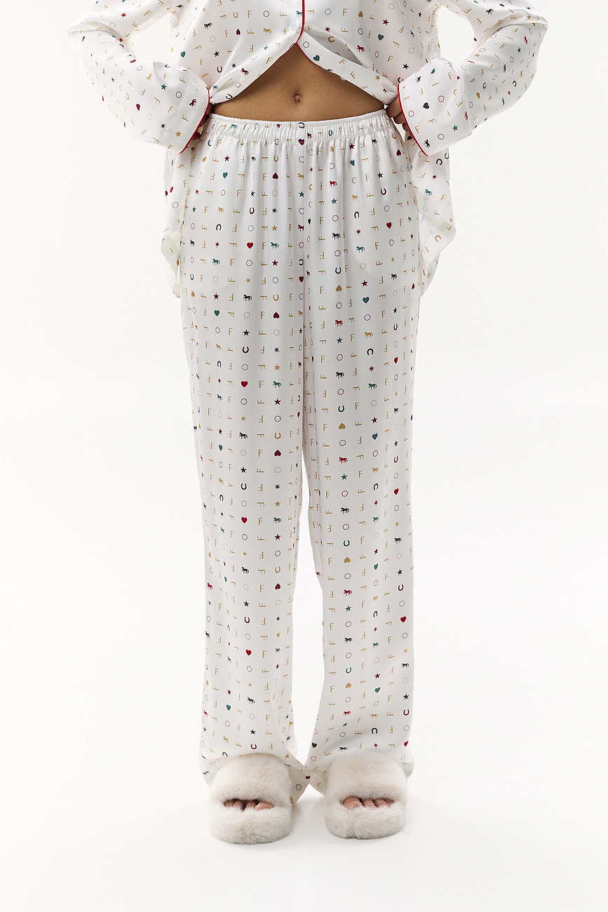 Пижама шелковая