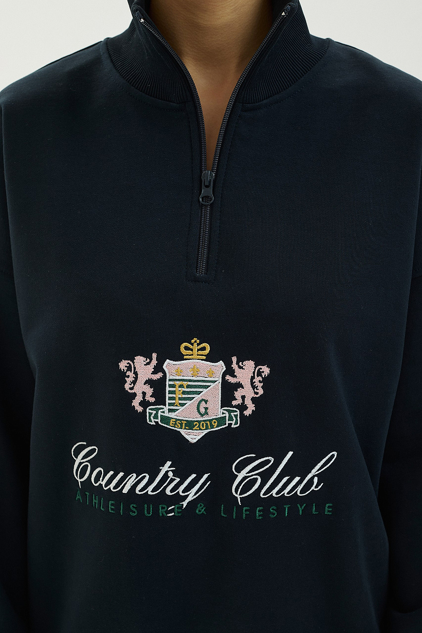 Анорак Country Club плотный футер