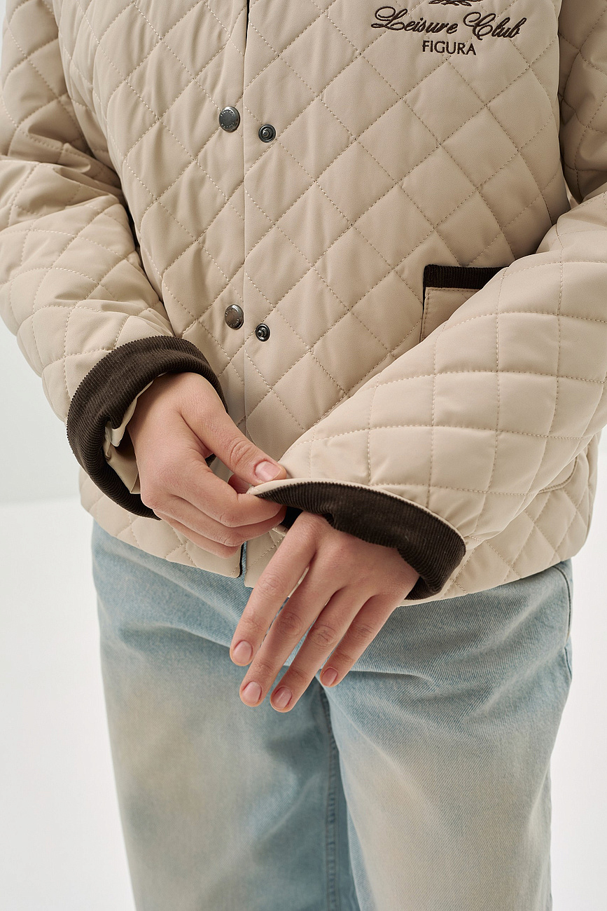 Куртка из стеганой плащевки