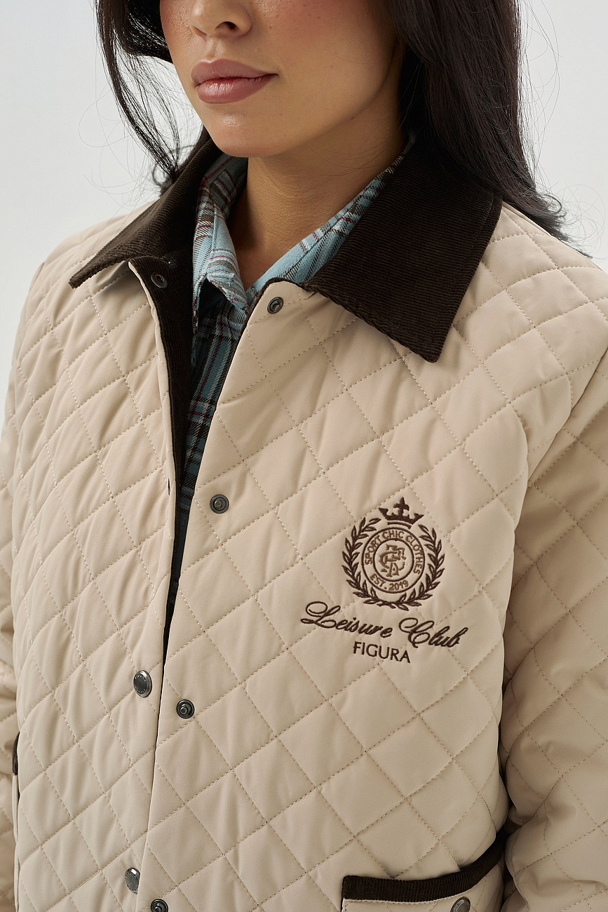 Куртка из стеганой плащевки