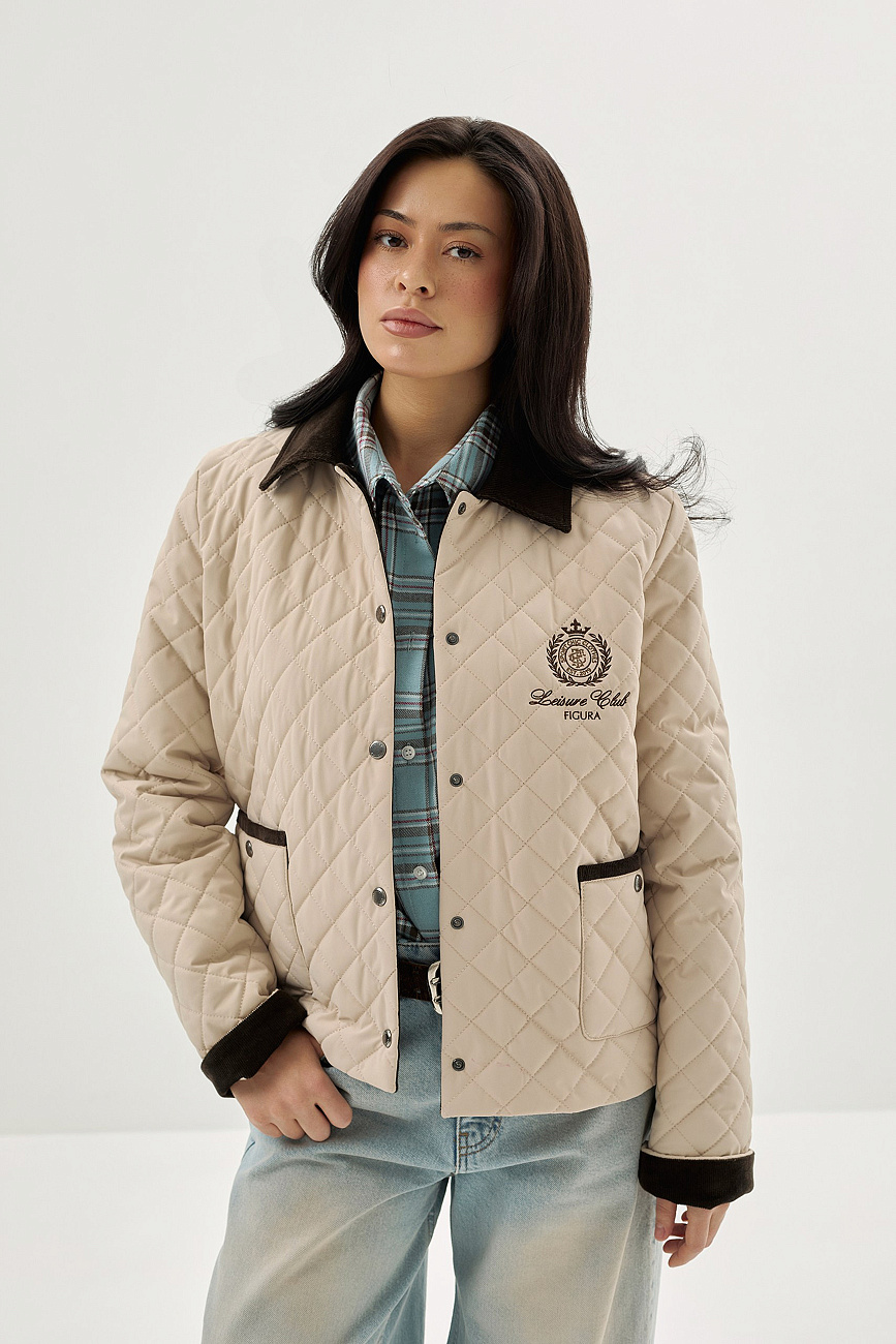 Куртка из стеганой плащевки