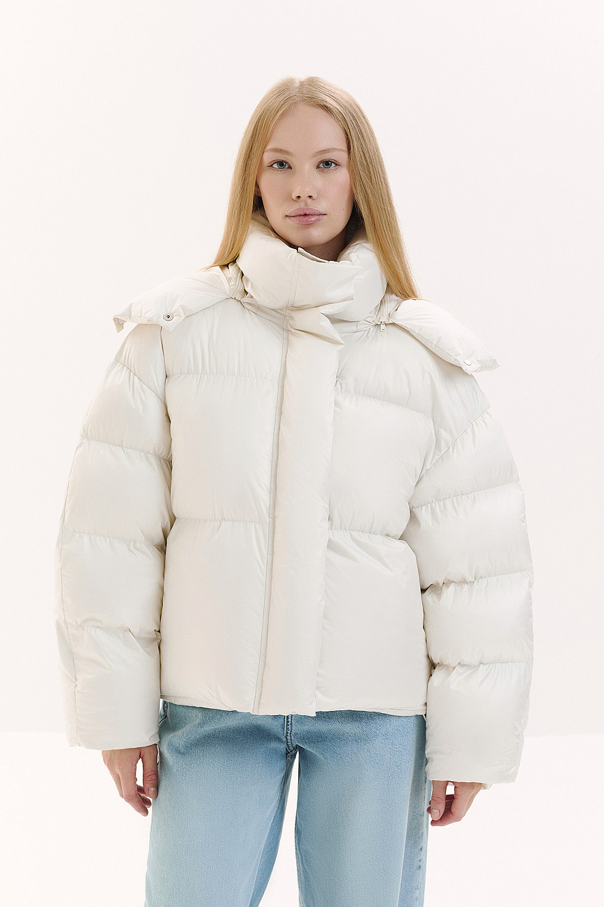 Пуховик укороченный