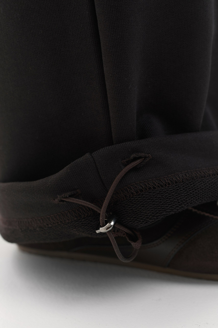 Брюки клеш плотный футер