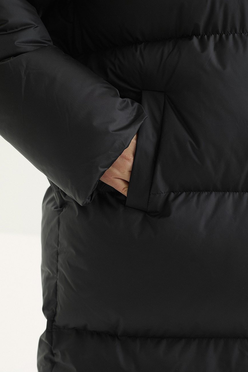 Пуховик удлинненный