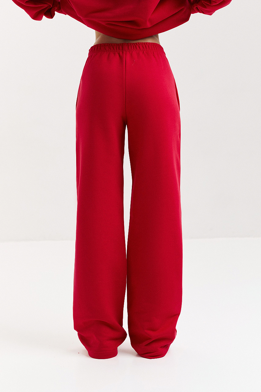 Брюки клеш плотный футер