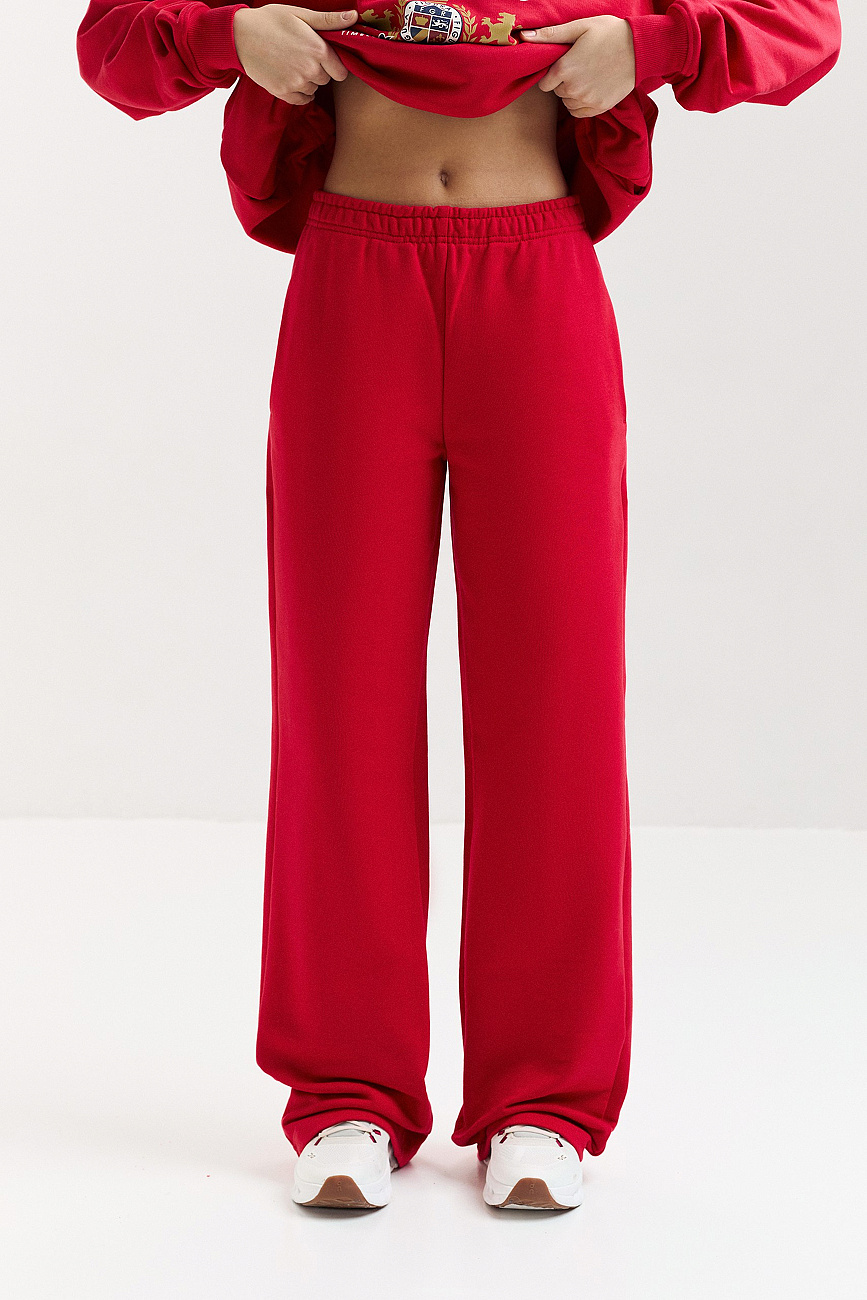 Брюки клеш плотный футер