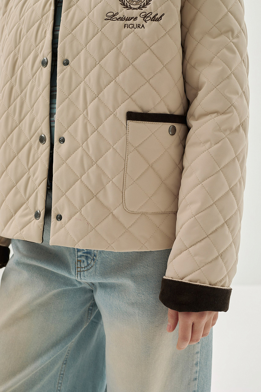 Куртка из стеганой плащевки