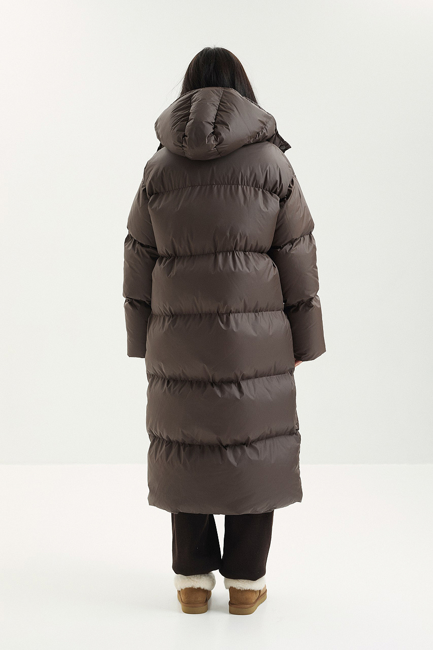 Пуховик удлинненный
