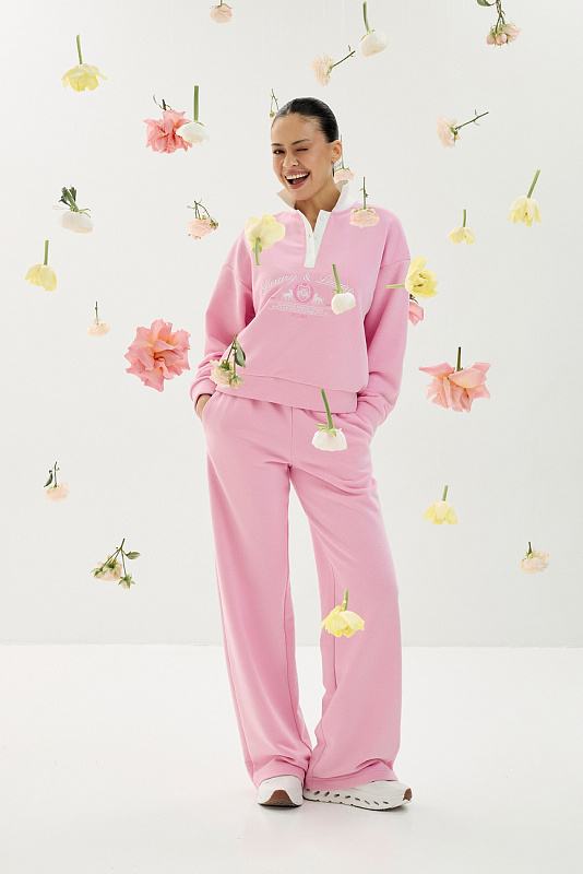 Костюм "Свитшот-поло и&nbsp;Брюки клеш"