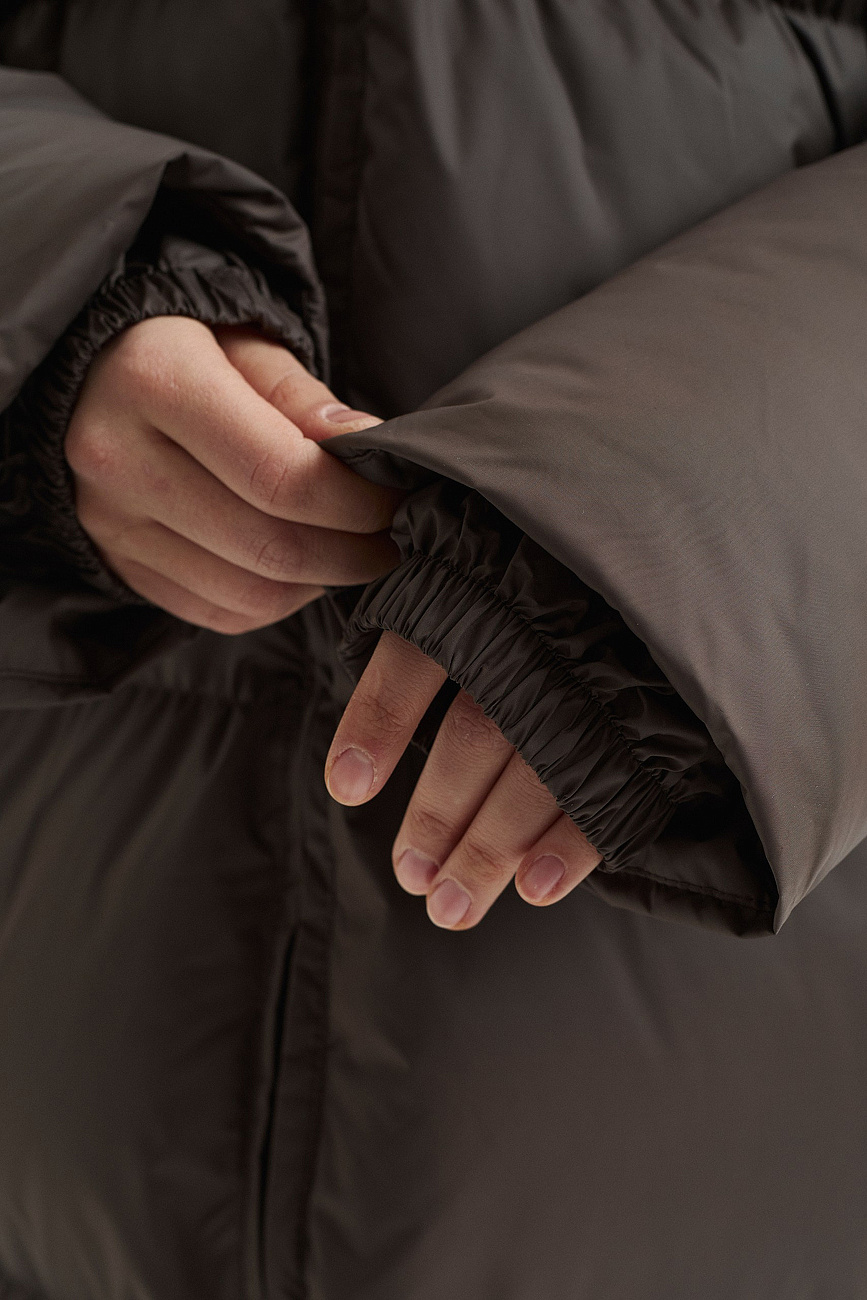 Пуховик удлинненный