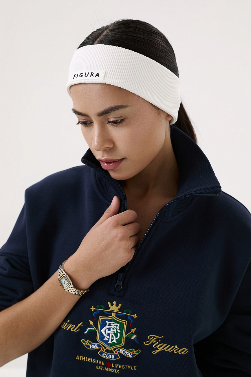 Make-up bag W / White hair accessories