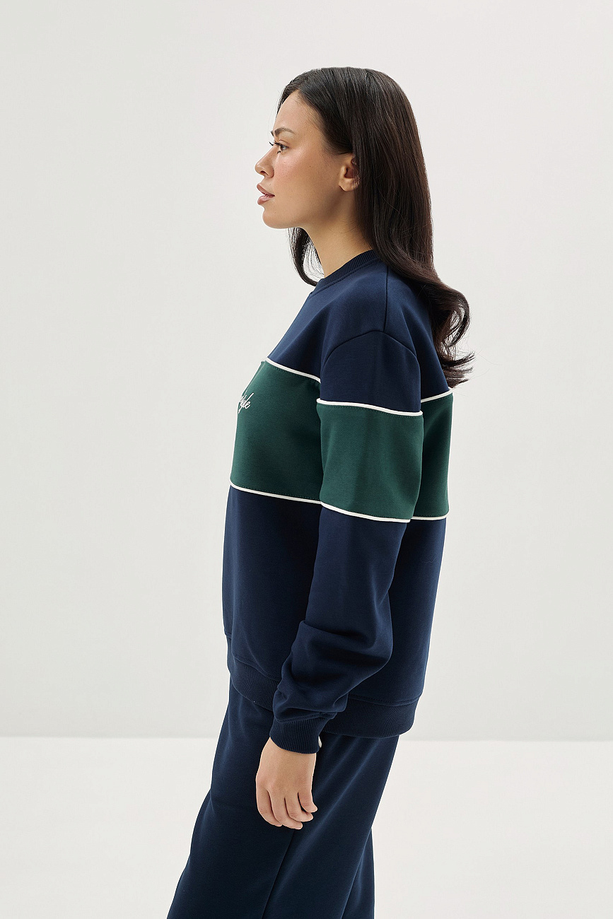 Свитшот Athleisure & lifestyle с&nbsp;контрастным кантом