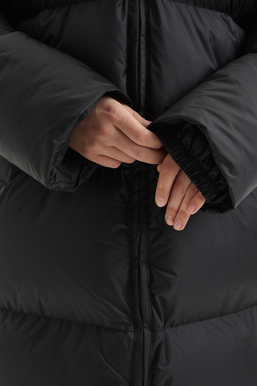 Пуховик удлинненный