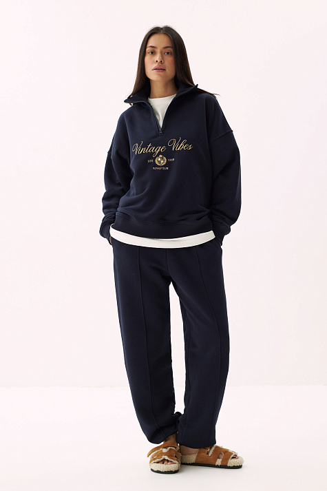 Костюм "Vintage Vibes" из&nbsp;футера с&nbsp;бархатной изнанкой