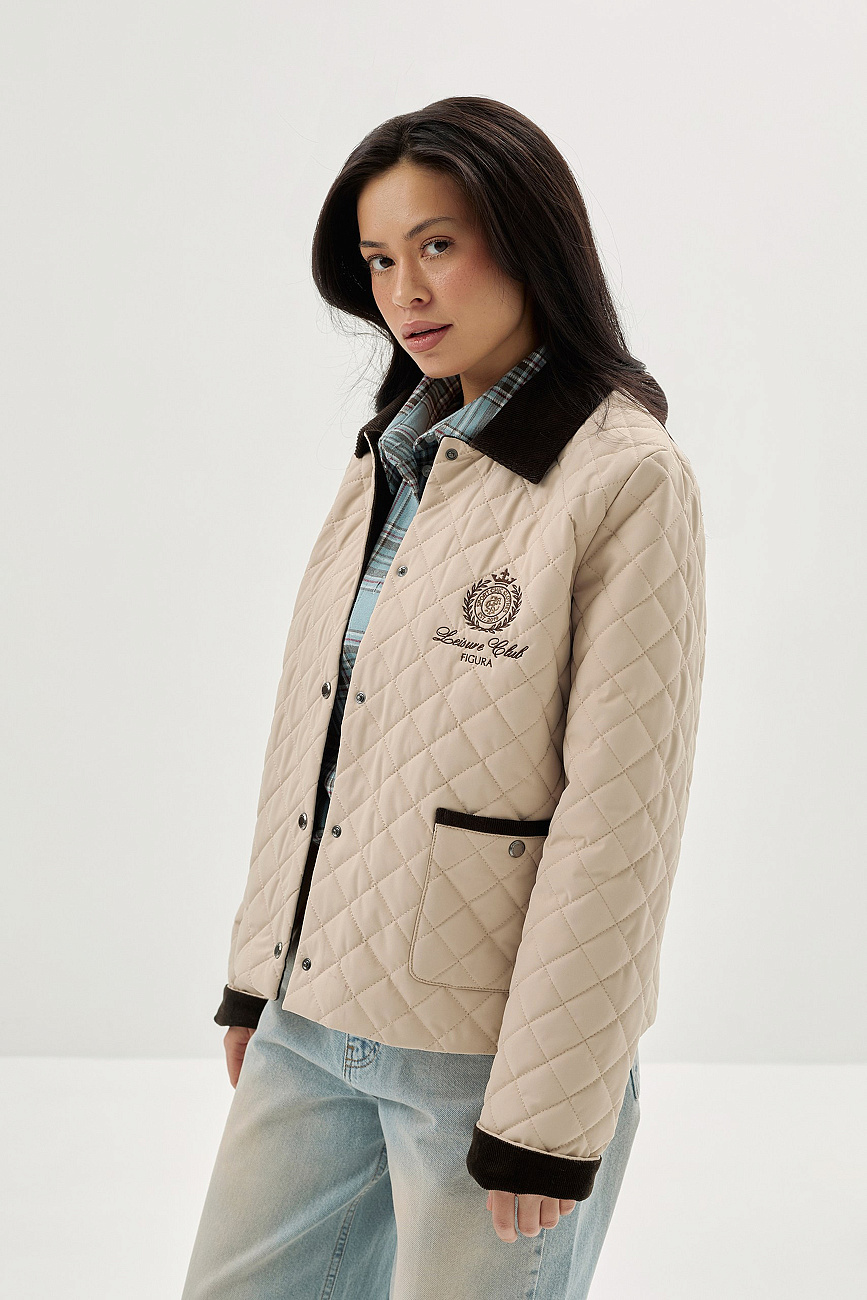 Куртка из стеганой плащевки