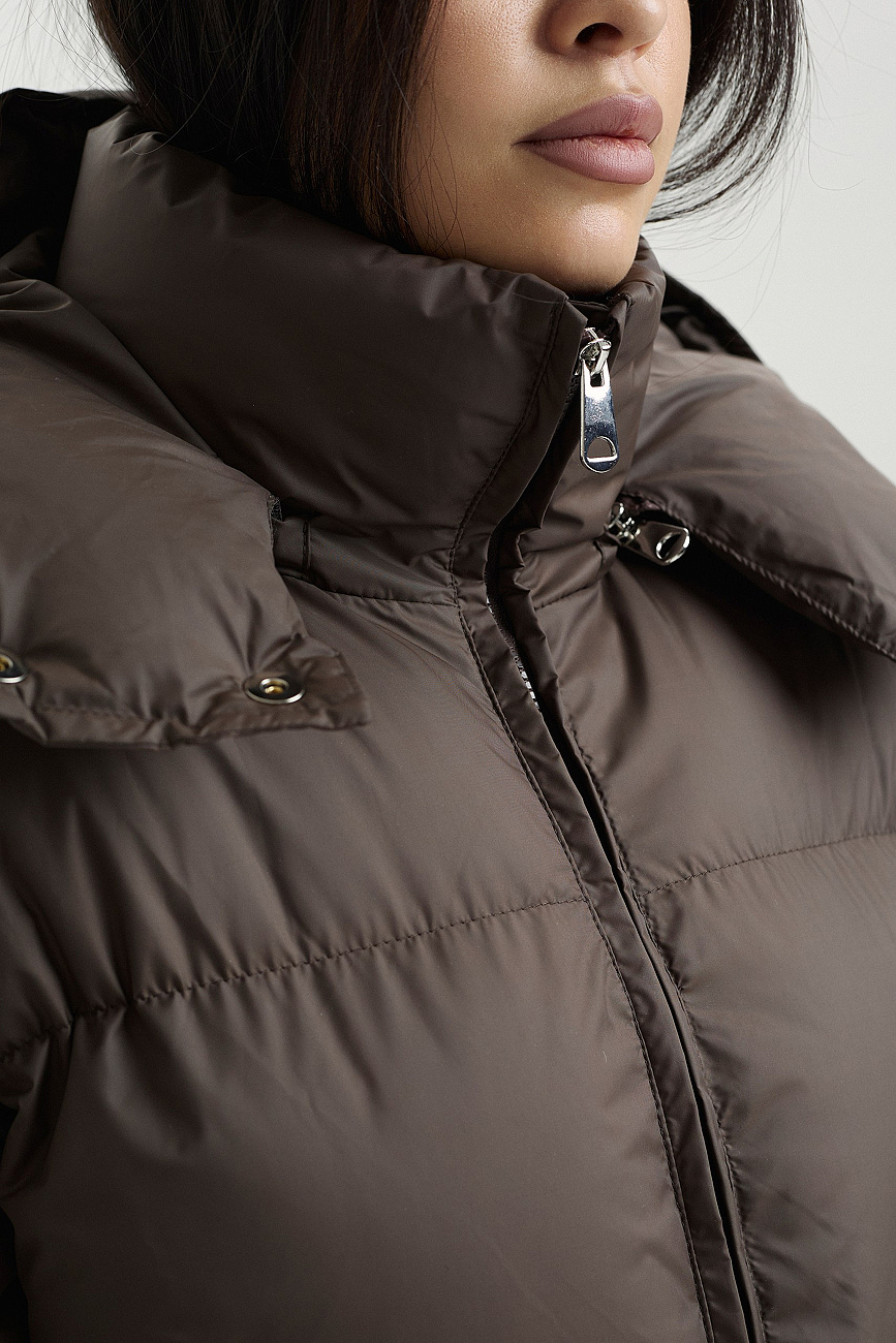 Пуховик удлинненный