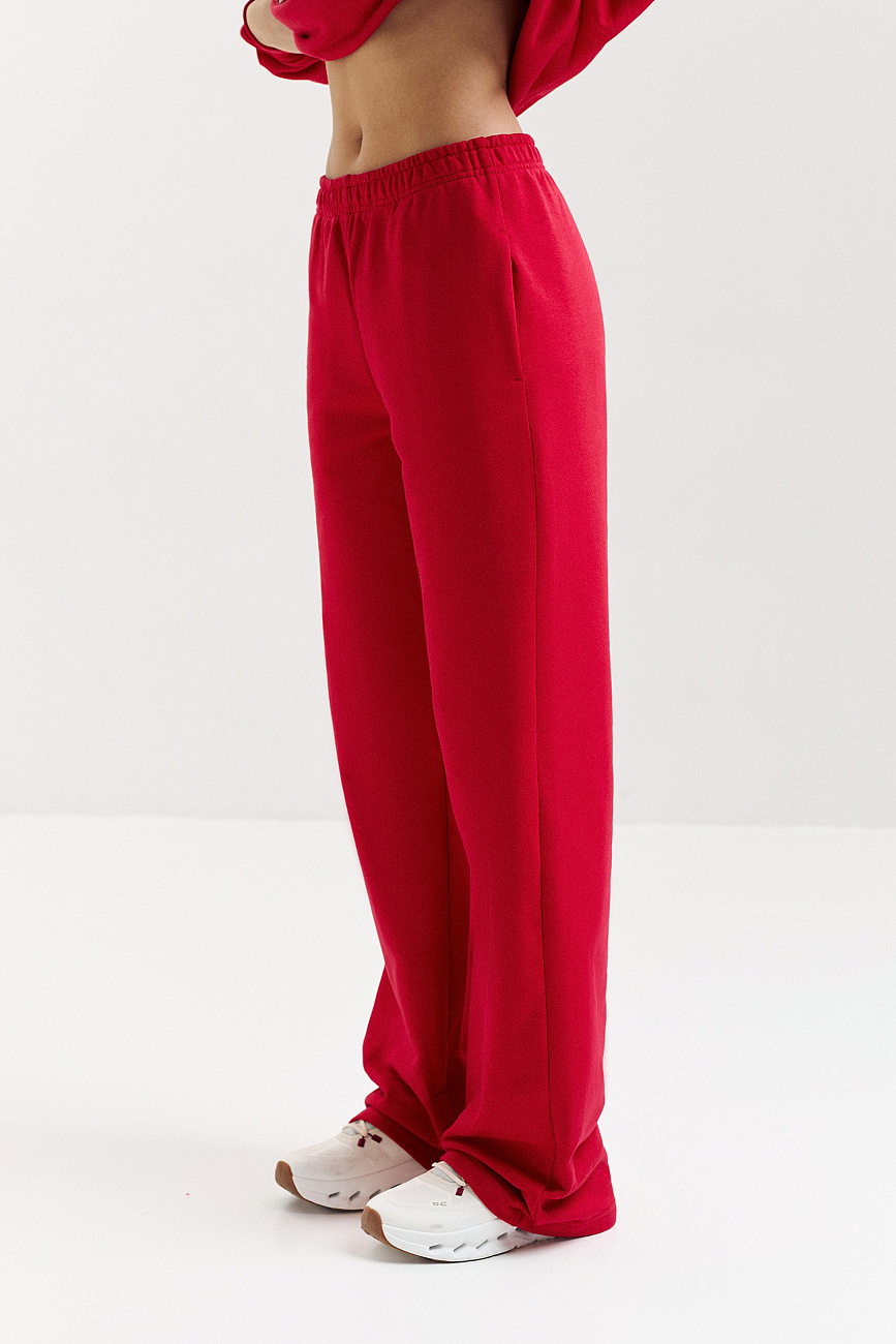 Брюки клеш плотный футер