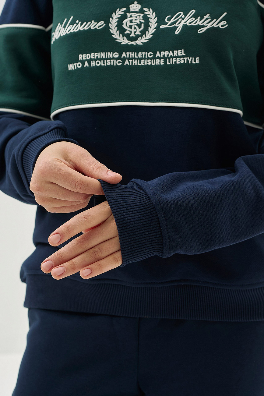 Свитшот Athleisure & lifestyle с&nbsp;контрастным кантом
