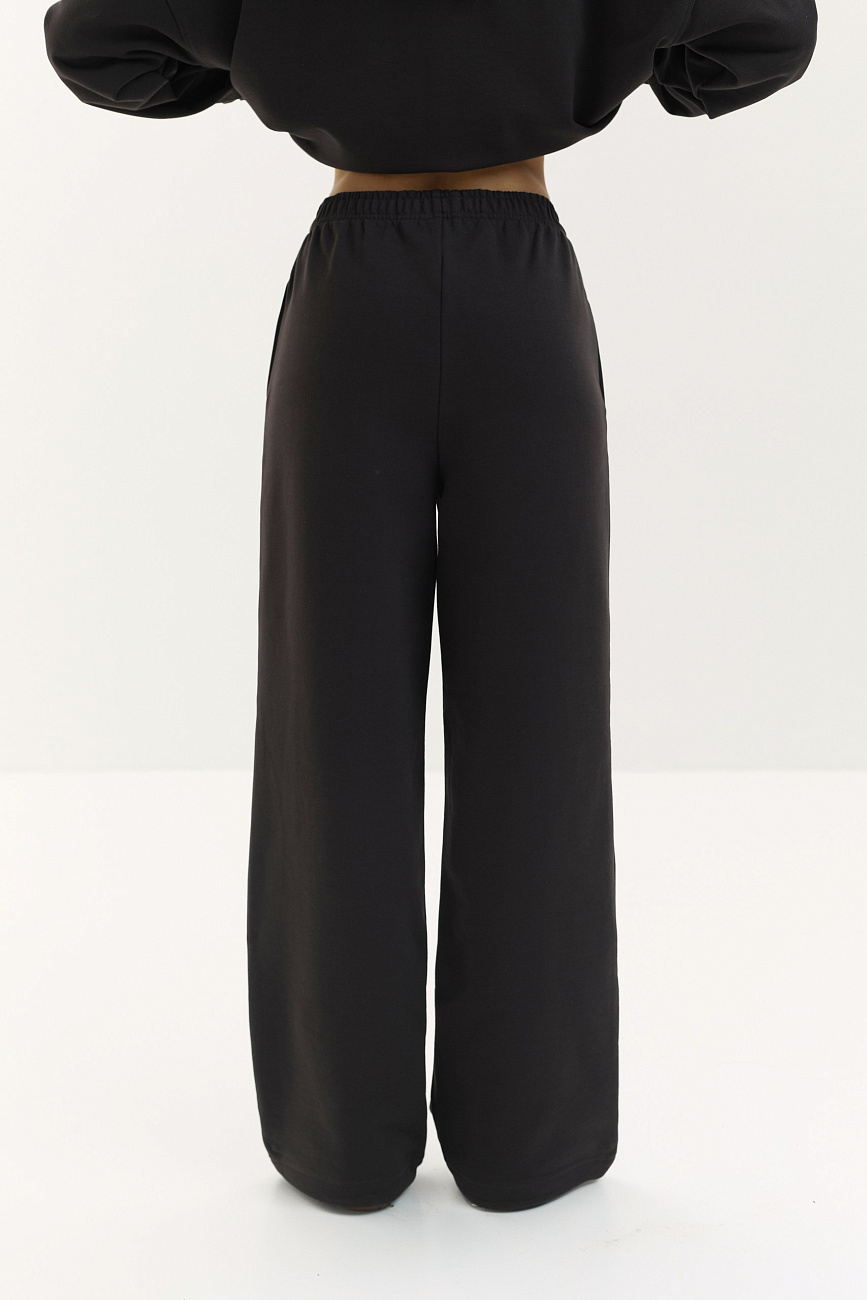 Брюки клеш плотный футер