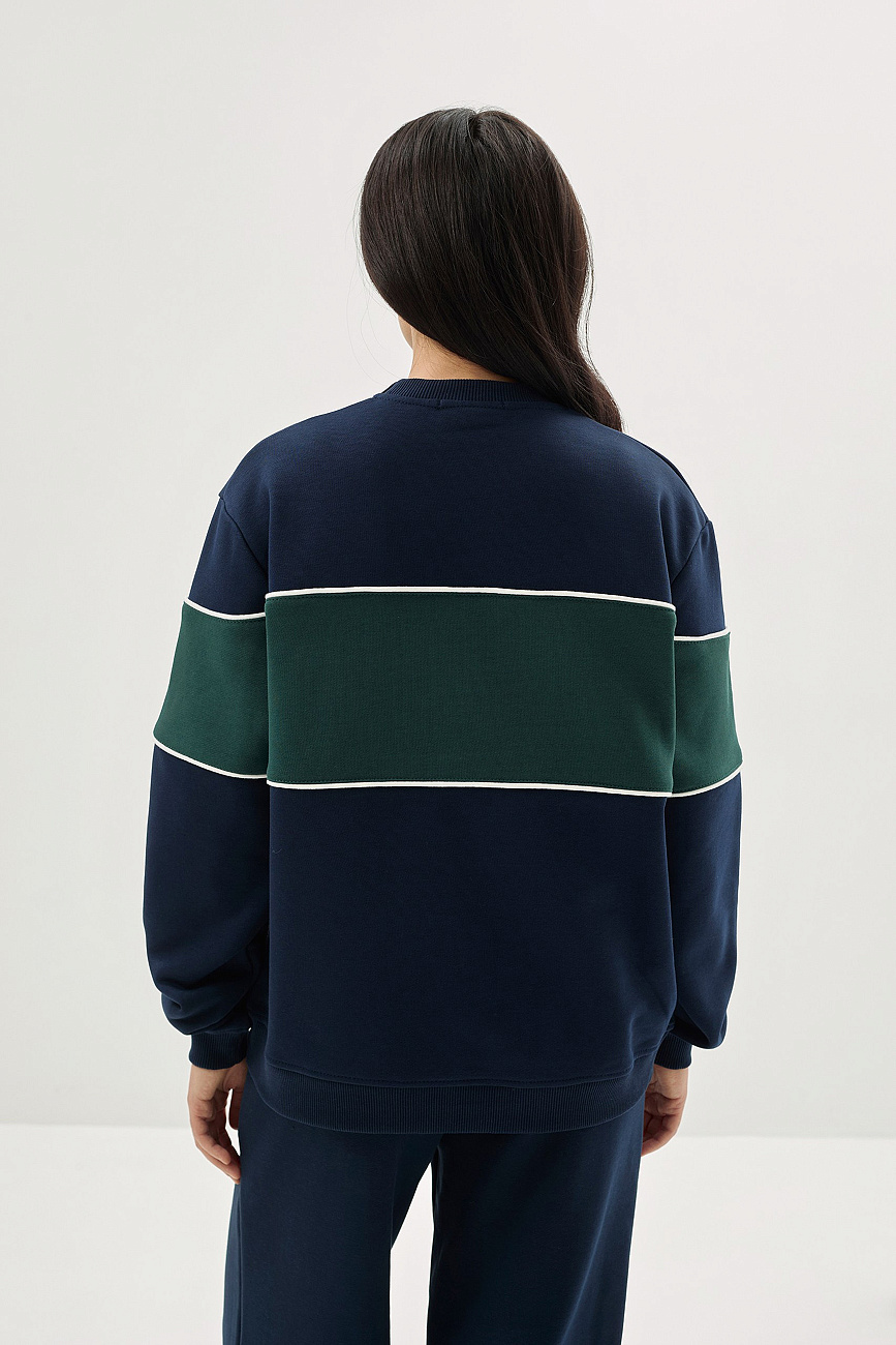 Свитшот Athleisure & lifestyle с&nbsp;контрастным кантом